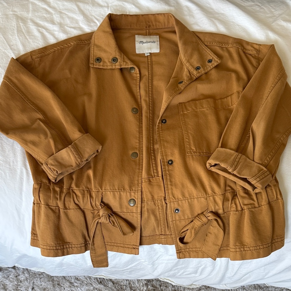 Madewell Utility Jacket in Warm Tan